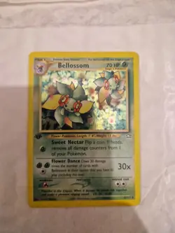 Pokemon TCG Bellossom Neo Genesis Holo 1st Edition Rare Card 3/111 Vintage - Image 5