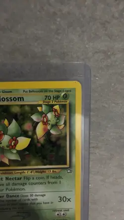 Pokemon TCG Bellossom Neo Genesis Holo Rare Card 3/111 - Image 3