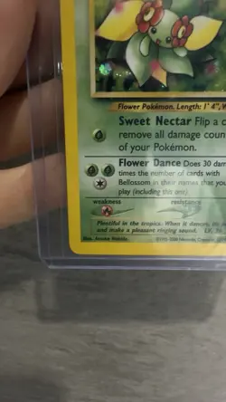 Pokemon TCG Bellossom Neo Genesis Holo Rare Card 3/111 - Image 5