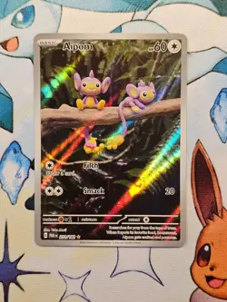 Pokemon TCG Aipom 211/182 - Sv04: Paradox Rift Holo (Near Mint) - Image 1