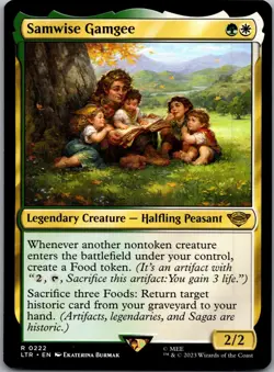 Samwise Gamgee 222 Universes Beyond: Magic: The Gathering LP - Image 1