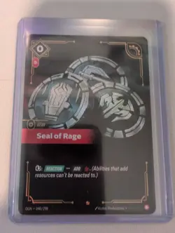 Seal of Rage [OGN - 040/298] - NM [Foil] TCG Riftbound - Image 1
