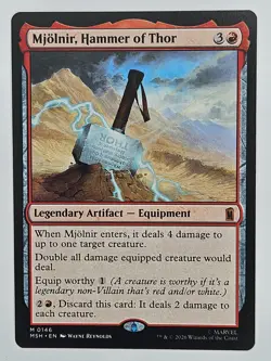 MTG Marvel Super Heroes MSH 146 Mjolnir, Hammer of Thor - Image 1