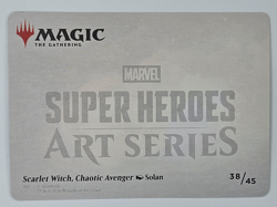 MTG Art Series: Marvel Super Heroes 38/45 Scarlet Witch, Chaotic Avenger - Image 2