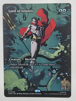 MTG Marvel Eternal-Legal MAR 56 Lord of Atlantis (Borderless) - Image 1