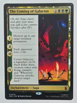 MTG Marvel Super Heroes MSH 212 The Coming of Galactus - Image 1