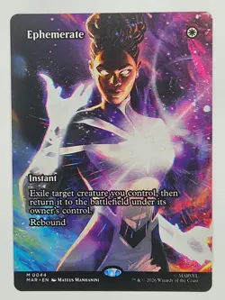 MTG Marvel Eternal-Legal MAR 44 Ephemerate (Borderless) - Image 1