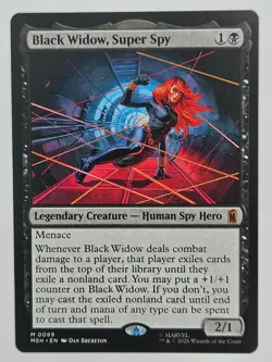 MTG Marvel Super Heroes MSH 89 Black Widow, Super Spy - Image 1