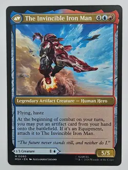 MTG Marvel Super Heroes MSH 80 Tony Stark - Image 2