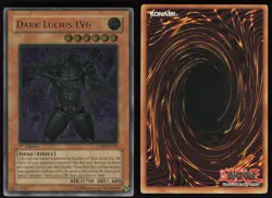 Dark Lucius LV6 (UTR) CDIP-EN010 Ultimate Rare 1st Edition YU-GI-OH - Image 3
