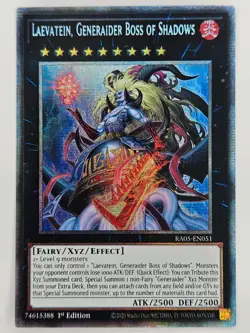 YuGiOh Rarity V 5 RA05-EN051 Laevatein, Generaider Boss of Shadows Starlight - Image 1