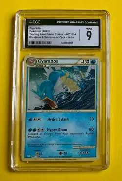 Certified Mint GYRADOS POKEMON 007/034 Trading Card Game Classic 2023 Nintendo - Image 1