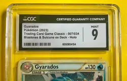 Certified Mint GYRADOS POKEMON 007/034 Trading Card Game Classic 2023 Nintendo - Image 3