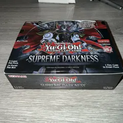 Yugioh Supreme Darkness Booster Box 1st Edition English (open box) - Image 1