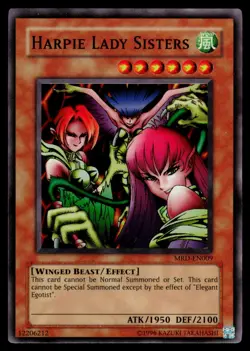 Harpie Lady Sisters - MRD-EN009 NM Metal Raiders 25th Anni Ed Yu-Gi-Oh Unlimited - Image 1