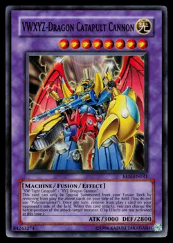 VWXYZ-Dragon Catapult Cannon - EEN-EN031 LP Super Rare Elemental Energy Yu-Gi-Oh - Image 1