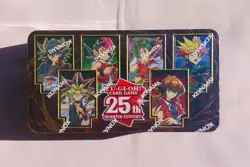 Konami Yu-Gi-Oh! 25th Anniversary Tin: Dueling Heroes YuGiOh TCG Sealed - Image 1