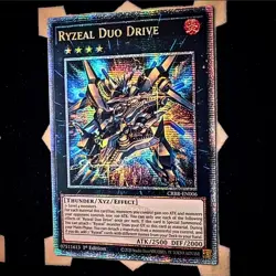 Ryzeal Duo Drive CRBR-EN006 Quarter Century Rare 1st Edition Yugioh - Image 1