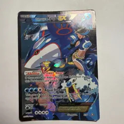 Pokemon TCG Team Aqua's Kyogre EX 6/34 Double Crisis Ultra Rare Holo ENG 2015 - Image 1