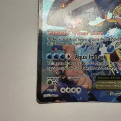 Pokemon TCG Team Aqua's Kyogre EX 6/34 Double Crisis Ultra Rare Holo ENG 2015 - Image 5