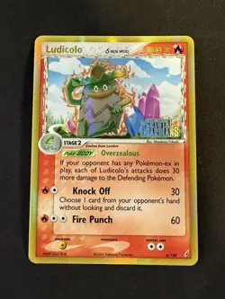 Ludicolo Reverse Holo 6/100 - Crystal Guardians Pokemon NM - Image 1