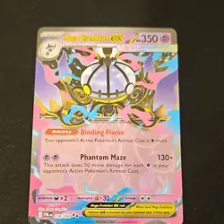 Mega Chandelure EX Pokemon TCG BREAKpoint 038/084 Full Art Holo 350HP - Image 1
