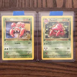 1999 Pokemon Jungle - Paras & Parasect - #59 & #41 - 1st EDITIONS NM - Image 3