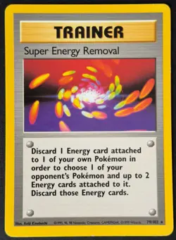 Super Energy Removal Rare Base Set 079/102 LP - Image 1