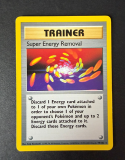 Super Energy Removal 79/102 Base Set Unlimited 4th Printing Pokemon 1999-2000 LP - Image 1