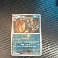 Umbreon (Master Ball Pattern) 059/131 Sv: Prismatic Evolutions Holo Rare EN - Image 1