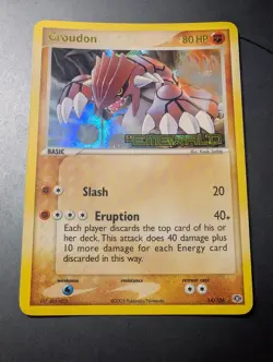 Groudon, 14/106, EX Emerald - Image 1