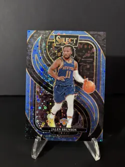 2024-25 Panini Select - Premier Level Jalen Brunson #151 Light Blue Disco /99 - Image 1