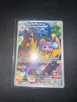 Iono's Kilowattrel IR 163/159 Sv09: Journey Together Pokemon TCG Holo LP - Image 3