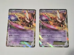 2 x Pokemon TCG Mewtwo EX 54/99 Next Destinies Holo - Image 1