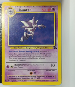 Haunter 21/62 Fossil Unlimited Regular Pokemon TCG - Image 1