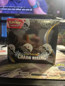Pokemon TCG Chaos Rising Booster Box 36 Packs Sealed**Slight Tear** - Image 1