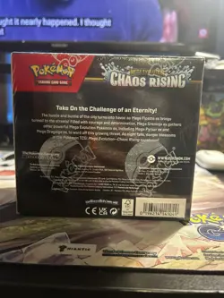 Pokemon TCG Chaos Rising Booster Box 36 Packs Sealed**Slight Tear** - Image 2