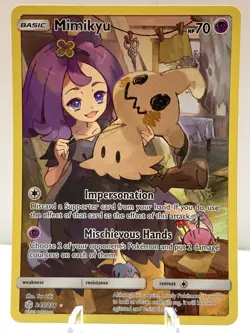 Pokemon Mimikyu 245/236 Cosmic Eclipse Sun & Moon SECRET RARE - Image 2
