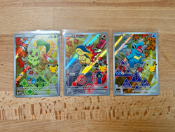 Pokemon - First Partner Illustration Collection - Series 2 Gen 2 JOHTO TRIO - Image 1