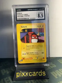2003 Pokemon Voltorb Skyridge 113/144- CGC 8.5 - Image 1