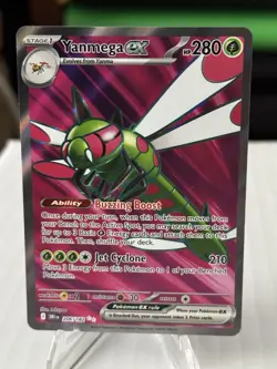 Yanmega EX 206/182 Mint Destined Rivals Ultra Rare Pokemon Card TCG - Image 1