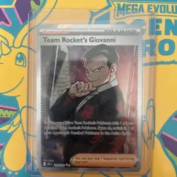 Pokemon TCG Team Rocket’s Giovanni 225/182 Destined Rivals Full Art Trainer - Image 1