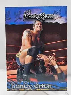 RANDY ORTON 2003 Fleer WWE Aggression #25 2nd Year Vintage Orton - Image 2