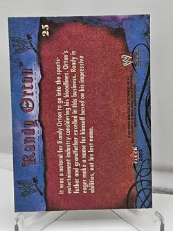 RANDY ORTON 2003 Fleer WWE Aggression #25 2nd Year Vintage Orton - Image 3