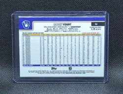 2025 Topps Gilded Collection ROBIN YOUNT /50 Gold Mini-Diamond Refractor #56 - Image 2