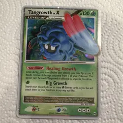 The Pokemon Company Pokemon TCG Tangrowth LV.X 99/99 Arceus Holo EN 130 HP 2009 - Image 1