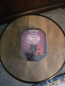 💥Pokemon Team Rocket Mewtwo Ex Tin - Brand New and Sealed TCG💥 Cheap💥 - Image 1