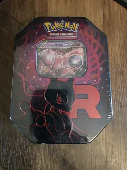💥Pokemon Team Rocket Mewtwo Ex Tin - Brand New and Sealed TCG💥 Cheap💥 - Image 2