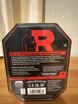 Pokemon TCG: Team Rocket's Mewtwo Ex Tin - Destined Rivals - Brand New / Sealed - Image 2