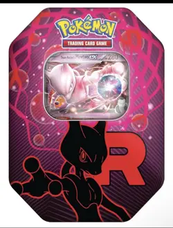 Pokemon TCG S&V Destined Rivals - Team Rocket's Mewtwo EX Tin - NEW & SEALED ✅ - Image 1